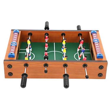 Imagem de 01 Mesa de futebol, mini mesa de futebol americano, jogo divertido para família, exercício de equilíbrio e coordenação de crianças adolescentes, para sala de estar