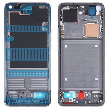 Imagem de HONGYAN Peças de substituição de telefone celular Placa de moldura de quadro LCD da casa frontal original para Xiaomi Mi 11 Pro M2102K1AC Acessórios telefônicos