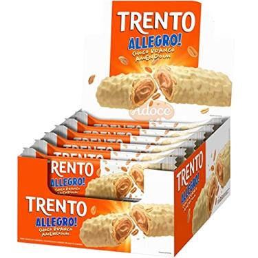 Imagem de TRENTO Display - WAFER TRENTO ALLEGRO! CHOCOLATE BRANCO C/AMENDOIM 35g - 16 unidades