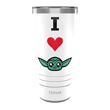 Imagem de Tervis Copo isolado Star Wars Mandalorian Sea Triple Walled, 850 g, aço inoxidável