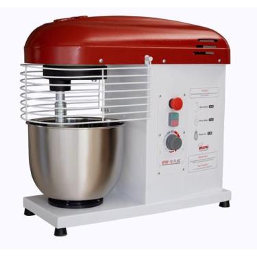 Imagem de Batedeira Planetaria 12L Plus 1000W Bivolt Maná Branco/Vermelho