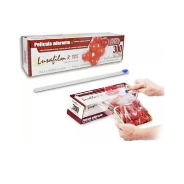 Imagem de 2 un plastico filme pvc esticavel 28x300 metros c/ serrilha - E A COST
