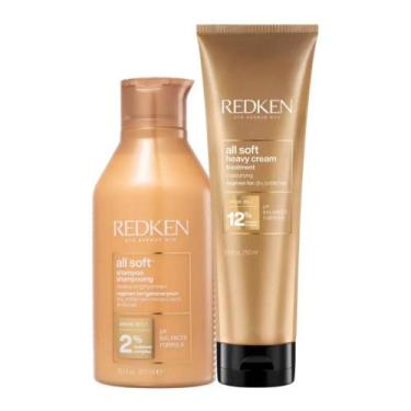 Imagem de Kit redken all soft shampoo 300ml + mascara bisnaga 250ml