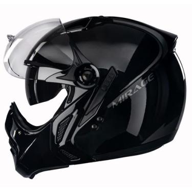 Imagem de Capacete Peels Mirage Classic Preto Brilho, 56