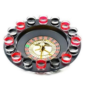 Imagem de Jogo cassino roleta shot drink com 16 copos 20ml - SUN WAY
