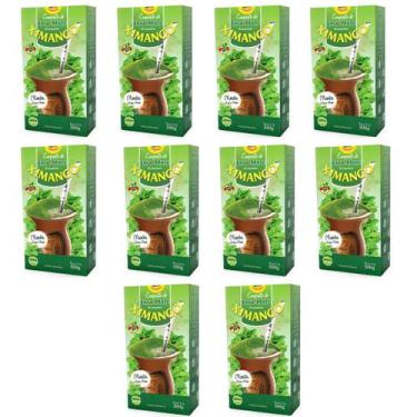 Imagem de Conjunto 10 Erva-mate 500g Chimarrão Composta Ximango Menta