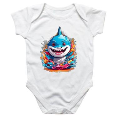 Imagem de Body intantil Bebe Tubarao Splash - Alearts, G