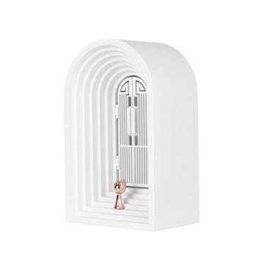 Imagem de Mini Alto-Falante Bluetooth Portátil com Lâmpada de Mesa - Luz Noturna