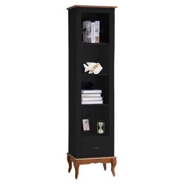 Imagem de Estante Torre 03 Prateleiras 1 Gaveta Pés Luiz XV 60101 - Linz Móveis,