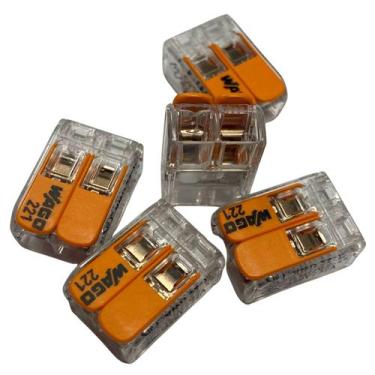 Imagem de Conector Wago ou Genérico Emenda Derivação 2/3/5 Vias Cabo 4mm-6mm 20A