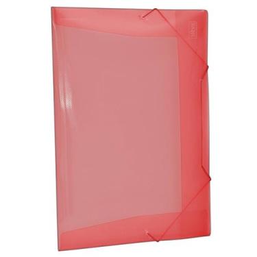 Imagem de Pasta Aba Elástico Polipropileno 0,35mm Ofício Vermelha - Tilibra, Úni