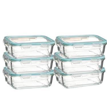 Imagem de Kit 6 Potes de Vidro 370ml Com Tampa Hermética Ideal Para Marmita e Papinha + Ebook de Receitas