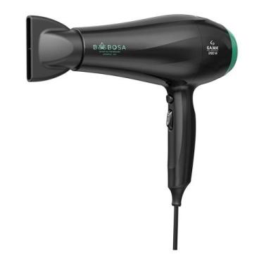 Imagem de Secador de Cabelo Babosa Ceramic Ion 110V GA.MA ITALY, Preto e Verde, 
