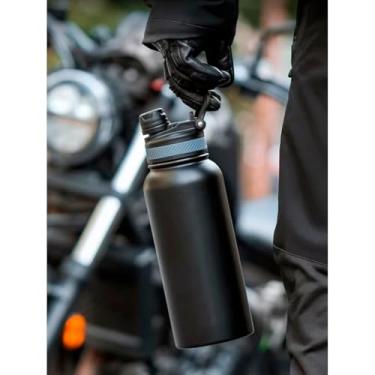 Imagem de Garrafa Térmica Garrafa espacial Quente & Frio Com Isolamento Térmico De Grande Capacidade(ROSA(800ml))