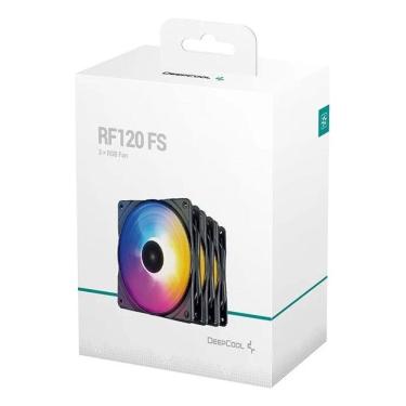 Imagem de Kit Fan Com 3 Unidades + Hub Deepcool Rf120 120mm