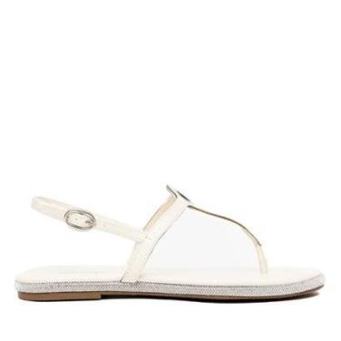 Imagem de Sandália Feminina Rasteira Lança Perfume 537ra000706 Branco-Feminino