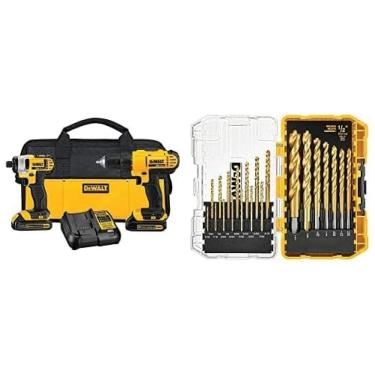 Imagem de DCK240C2 DW1361 Kit Ferramentas com 21 Peças, DEWALT, Amarelo