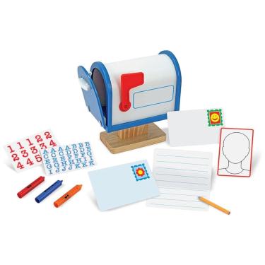 Imagem de Caixa de Correio Infantil de Madeira com Cartas e Cartões Postais, Brinquedo Educativo para Crianças Acima de 4 Anos, Melissa & Doug