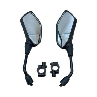 Imagem de Espelhos Retrovisores Universais Convexos De 8/10mm E 22mm Para Motoci