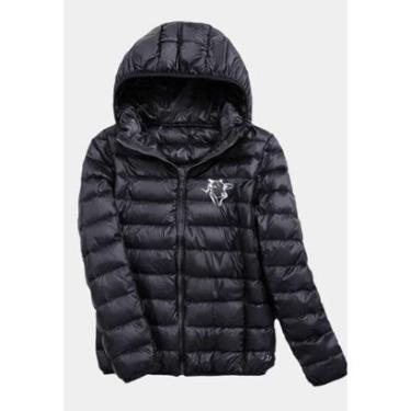 Imagem de Jaqueta Bobojaco Pecuária Estampa Feminina Capuz Removível-Feminino