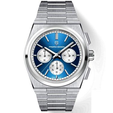 Imagem de Relogio Masculino De Quartzo De Luxo Vidro Safira Moda Casual Esportiva