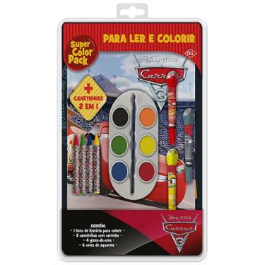 Imagem de Livro - Disney - Super Color Pack - Carros 3 - Editora DCL