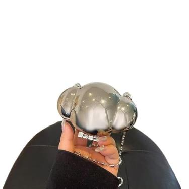 Imagem de Bolsa de moedas com strass, bolsa clutch noturna de cristal brilhante, bolsa transversal ou bolsa de festa portátil para mulheres