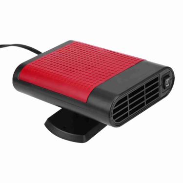 Imagem de Naroote Aquecedor Elétrico Portátil para Janela de Carro, Secador, Descongelador para Descongelamento Rápido por Calor para Carro van Caminhão RV, Plástico e Metal, Preto Vermelho, 5,9 X 4,3 X 3