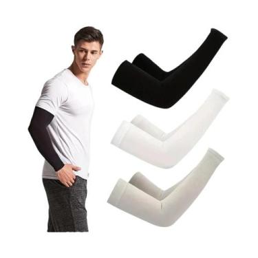 Imagem de Mangas Protetoras Respiráveis Com Filtro Solar, 3 Pares, Absorventes D