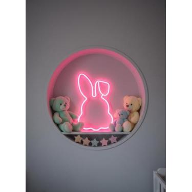 Imagem de Luminária Neon LED Decorativa de Páscoa Diversos Modelos Cores - Comer
