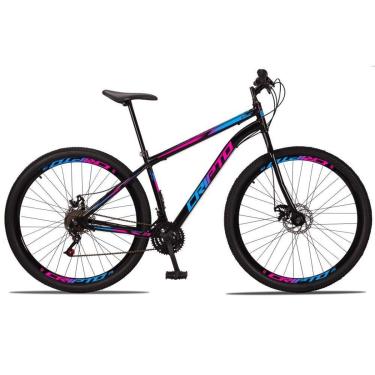 Imagem de Bicicleta Aro 29 Aço Carbono 21v Cripto Freios A Disco Garfo-Unissex