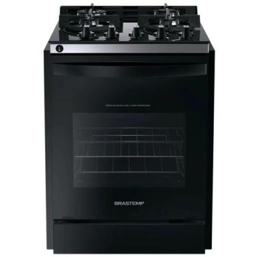 Imagem de Fogão de Embutir Brastemp BYO4XAE 4 Bocas Preto, Bivolt