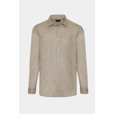 Imagem de Camisa Aramis Manga Longa Regular Linho Caqui-Masculino