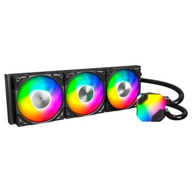 Imagem de Water Cooler Montech HyperFlow, 360mm, com 3 Fans ARGB, - HyperFlow ARGB 360 (B)-Unissex