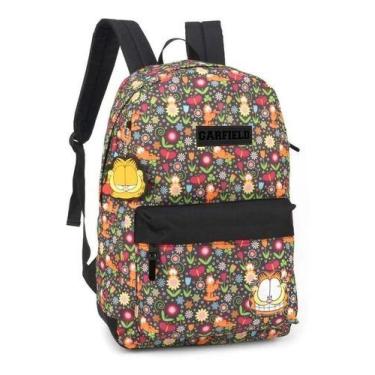 Imagem de Mochila Costas Escolar Juvenil Garfield Luxcel Gato Pet, Ms46370gf, Vd