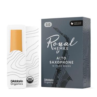 Imagem de Palheta Sax Alto 3.0 Filed (10 Peças) D'Addario RHKP10ASX300 - Dd wood