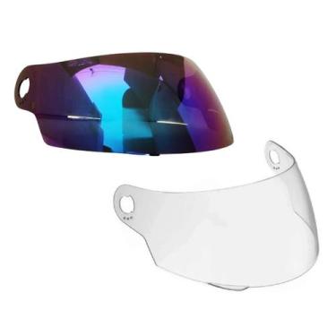 Imagem de Par Viseiras Cristal Iridium Liberty Evolution 788 G1 Ao G8 - POLIVISO