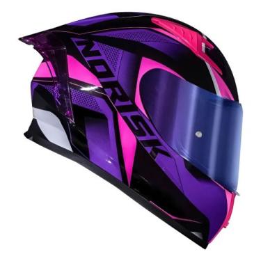 Imagem de Capacete Norisk Flow Pulse Rosa E Roxo, 58