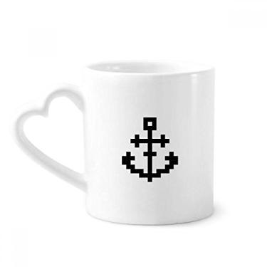 Imagem de Caneca Summer Sail Sailors Ship Pixel de café cerâmica copo de coração de vidro
