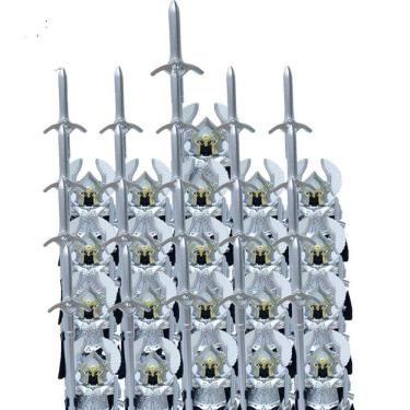 Imagem de 21pcs/lot cruzado romano comandante soldados cavaleiros medievais