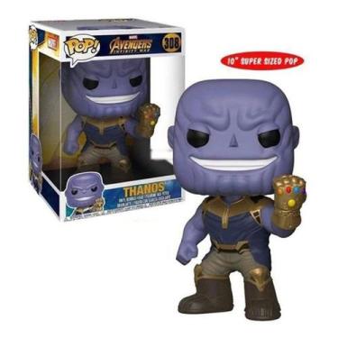 Imagem de Funko Pop Marvel Vingadores Guerra Infinita Thanos Super Size 10" 308