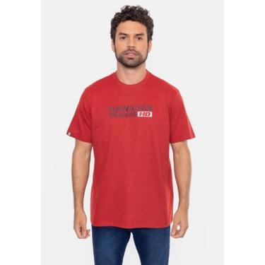 Imagem de Camiseta Hd Masculina Brand Vermelha Mescla