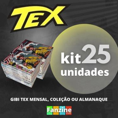 Imagem de Revista Gibi Tex Mensal Kit 25 HQs Novos Coleção Almanaque