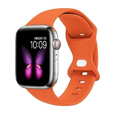 Imagem de Tighesen Pulseiras esportivas compatíveis com Apple Watch Ultra 2/Ultra SE séries 10/9/8/7/6/5/4/3/2/1 de 38 mm, 40 mm, 41 mm, 42 mm, 44 mm, 45 mm, 46 mm, 49 mm, P/M M/G para mulheres/homens,