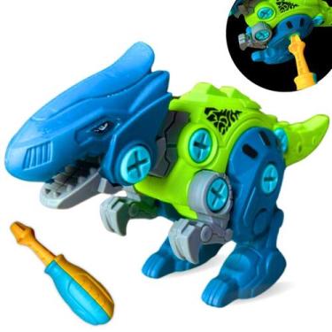 Imagem de Dinossauro De Brinquedo De Montar E Desmontar Com Chave - Europio