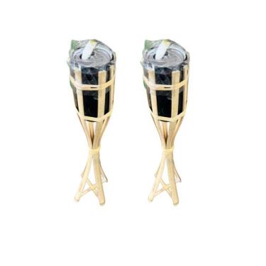 Imagem de Kit 2Un Tocha Bambu 50Cm Decoração Festa Junina Sao Joao - Real seda