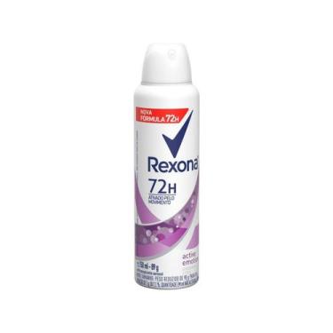 Imagem de Desodorante Antitranspirante Aerosol Rexona  - Active Emotion 72 Horas