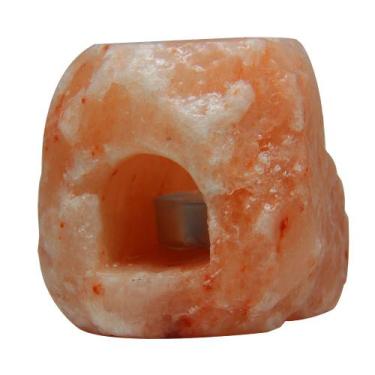 Imagem de Porta Vela C/ Janela Terapêutica Sal Rosa do Himalaia - Equilibrium