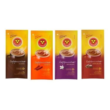 Imagem de Combo Cappuccinos 3 Corações Sabores 20g Pacote Com 20 Sachês - tres c