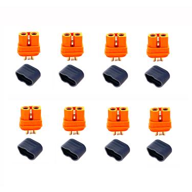 Imagem de Ulifebet 8 conectores XT60i com invólucro de bainha, adaptadores de conector fêmea XT60I-F para bateria RC FPV Drone Solar Batteries
